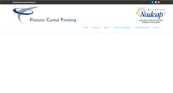 Desktop Screenshot of precisioncontrolfinishing.com